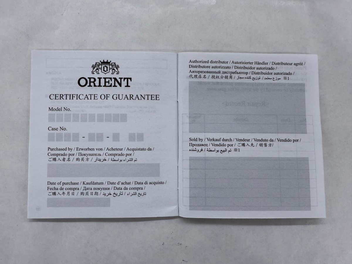 OTHERS/その他 【ORIENT】サン&ムーン デイト 6
