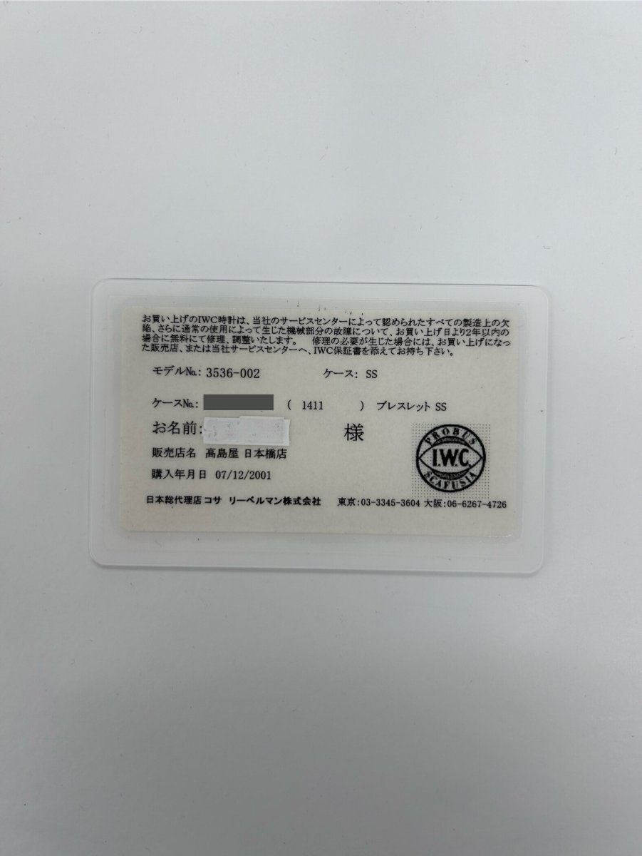 アイ・ダブル・シー GST アクアタイマー 5